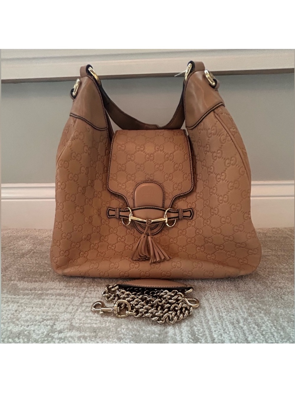 Gucci Hobo Guccissima Bag